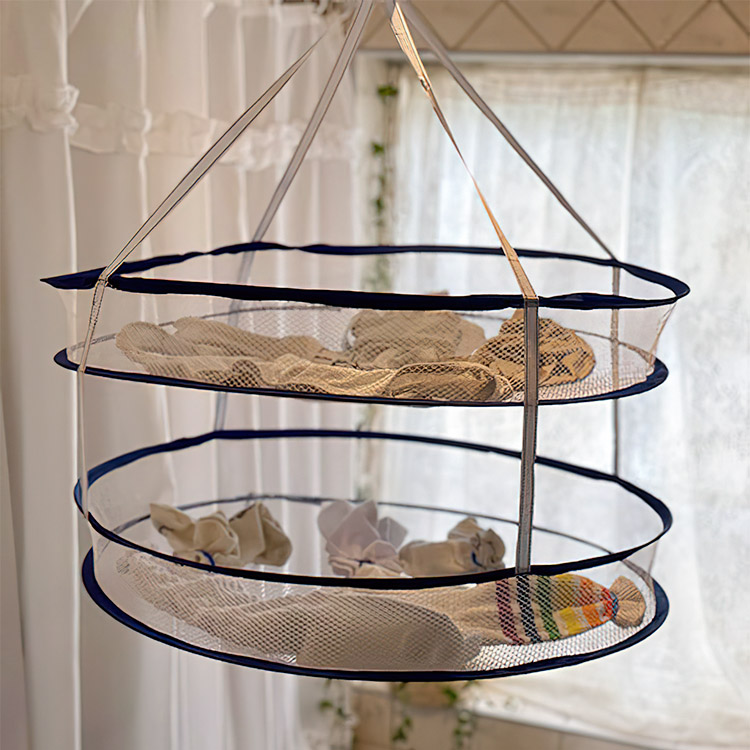 Collapsible drying net