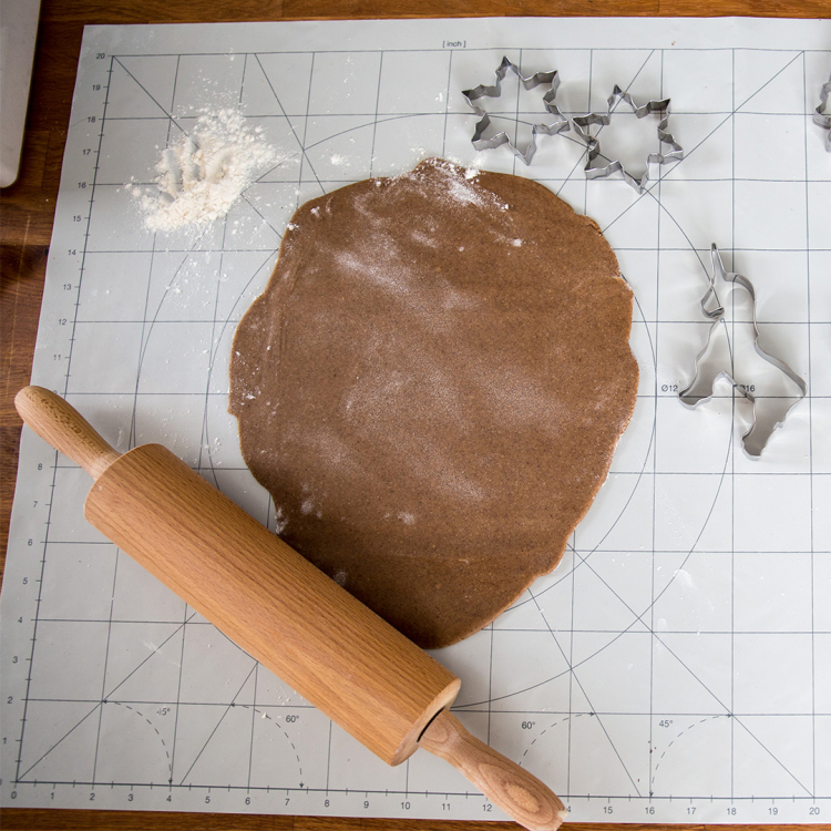 Large Baking Mat with Measurements, 90x55 cm