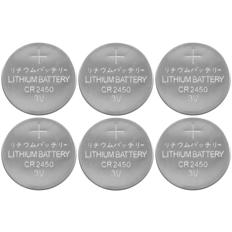 CR2450 Batteries, 6-pack