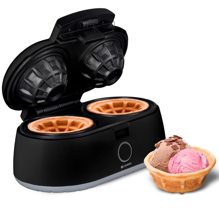 Double waffle iron