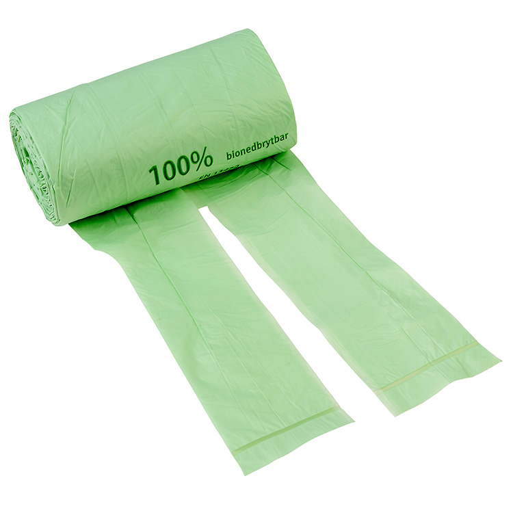 Biodegradable rubbish bags, 20 litre capacity