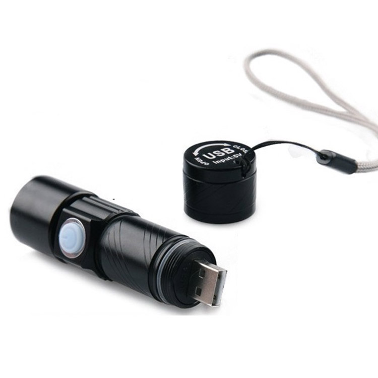 Flash light with USB port 