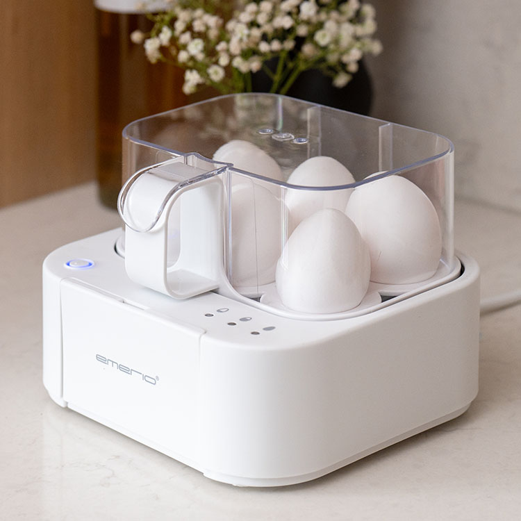 Talking egg cooker