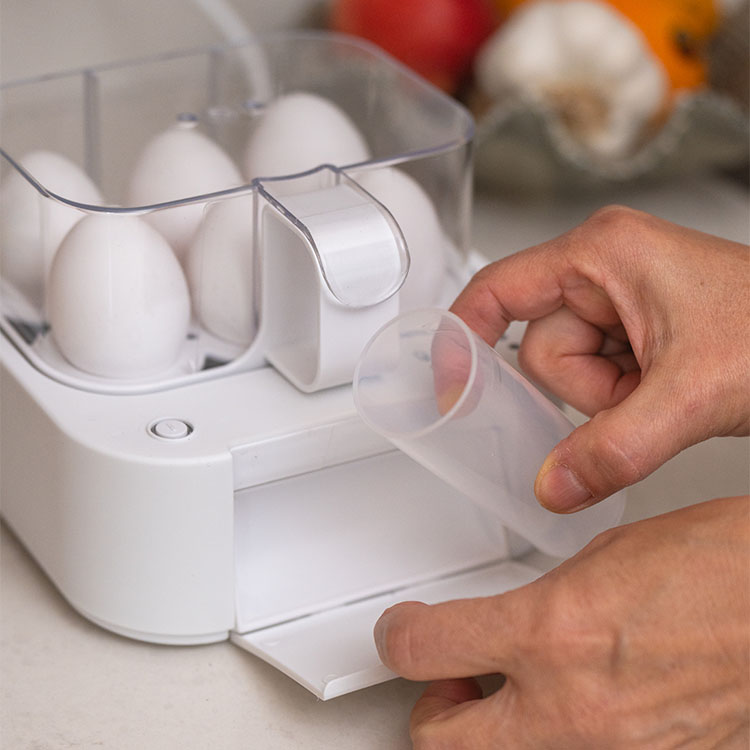 Talking egg cooker