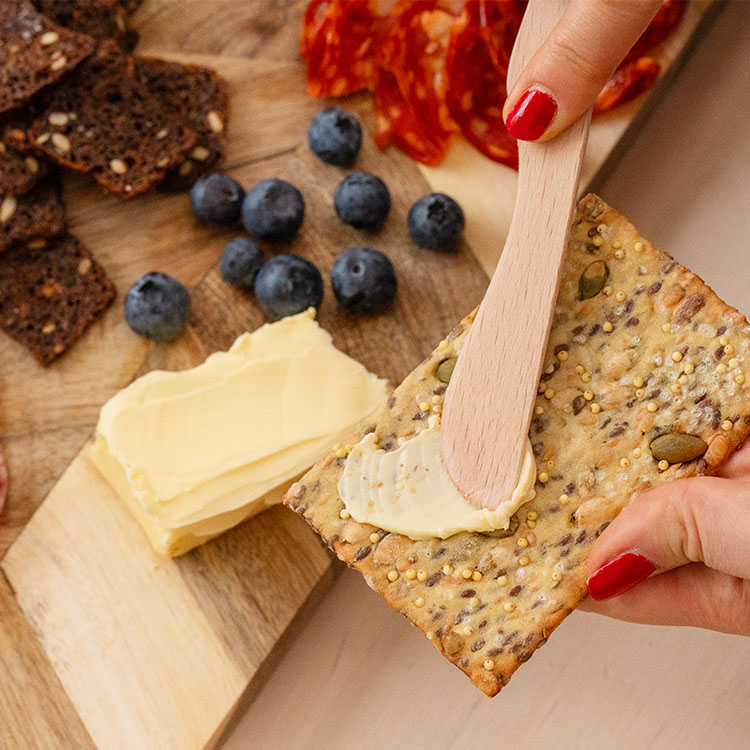 Balancing butter-knife, beechwood