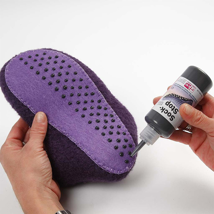 Anti-slip protection for slippers. Sock 