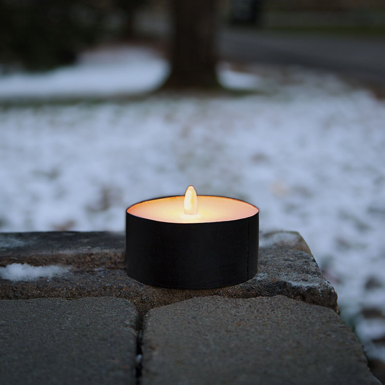 Battery-Powered Garden Candle