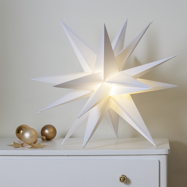 Battery powered 3D Christmas star for outdoor use | SmartaSaker