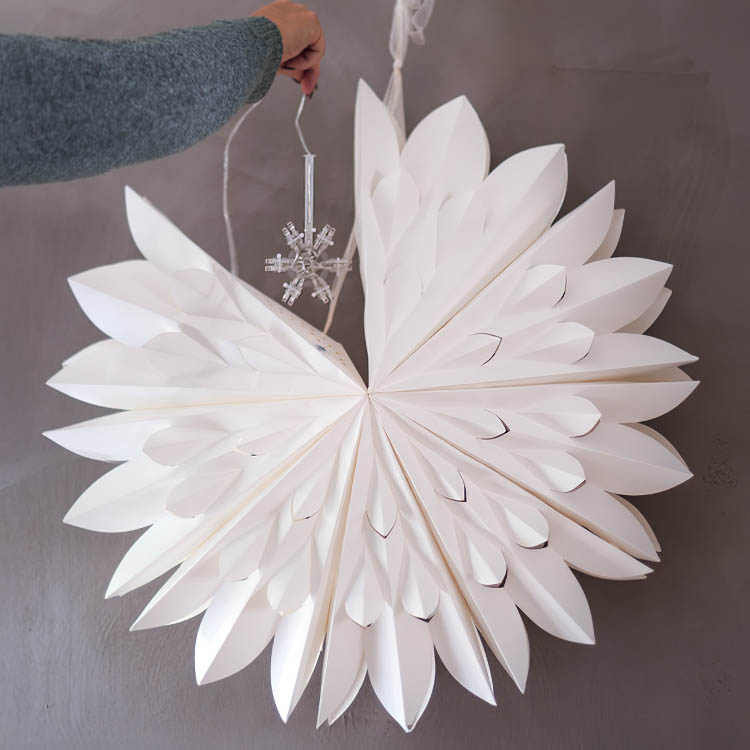 Battery powered light for Christmas star