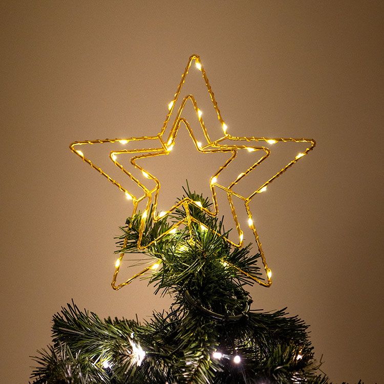 Christmas tree star light