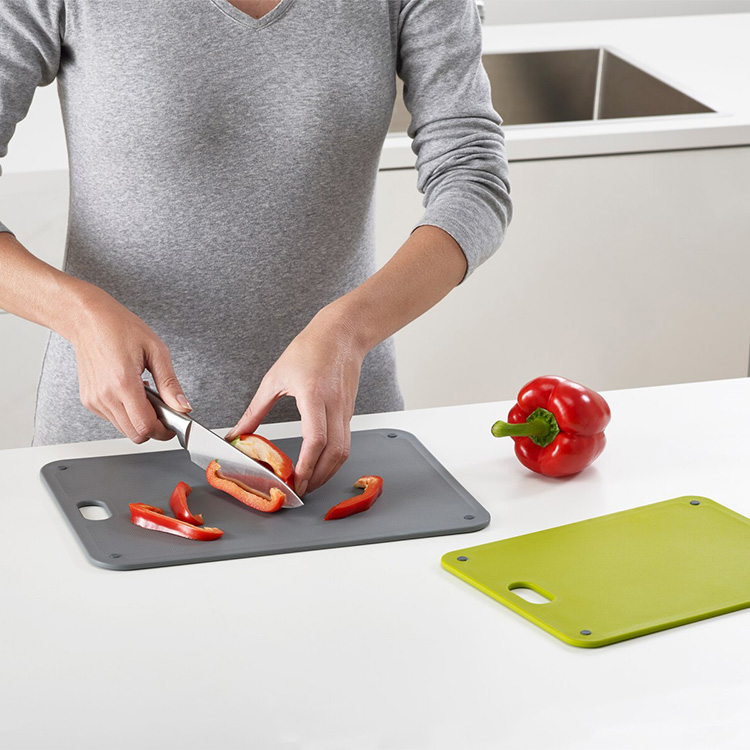 Chopping Board Set with Cupboard Door Storage Rack