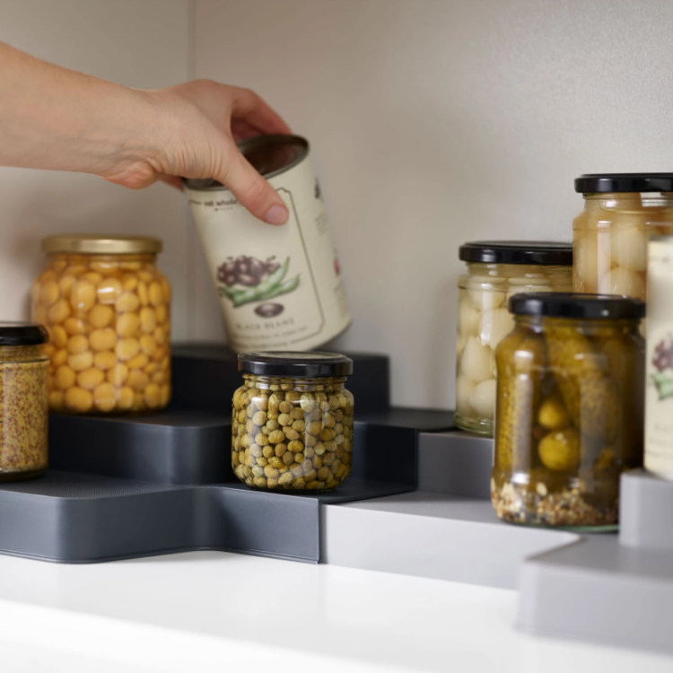 Adjustable Storage Shelf for Kitchen Cupboards