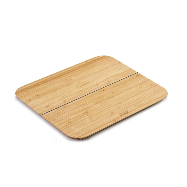 Thin, foldable bamboo cutting board