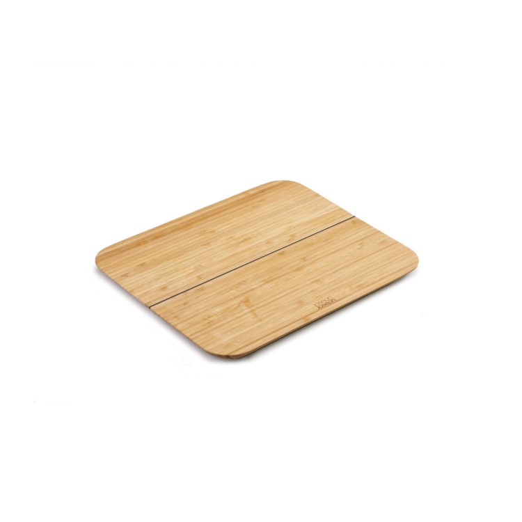 Thin, foldable bamboo cutting board