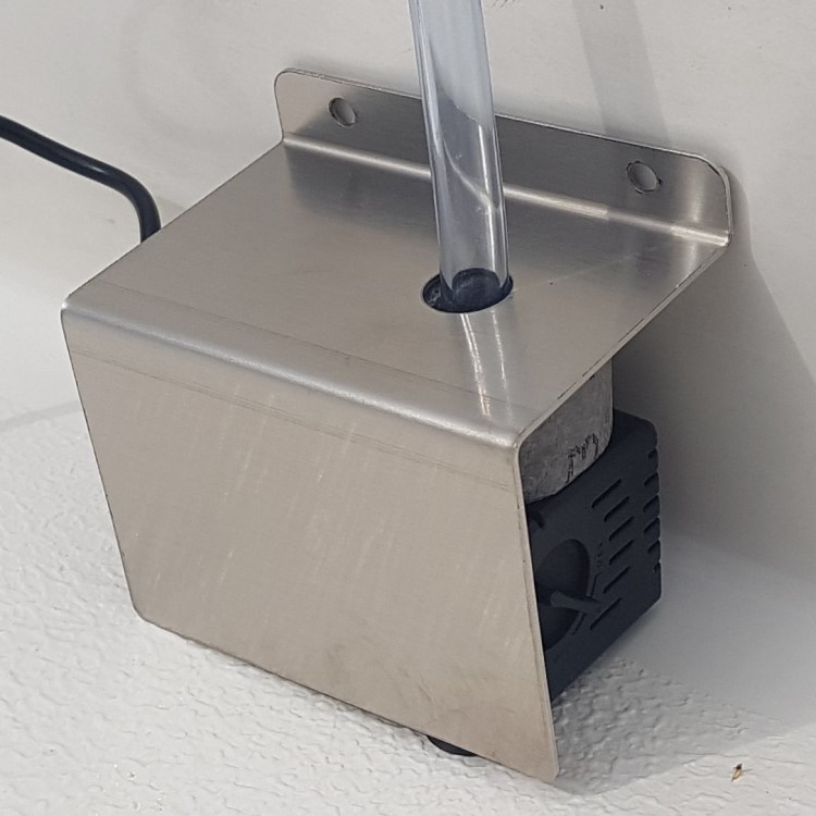 Pump cover for the solar powered bilge pump