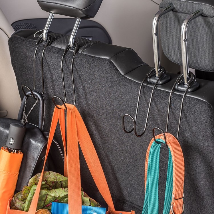 Bag hooks for the car, 2-pack