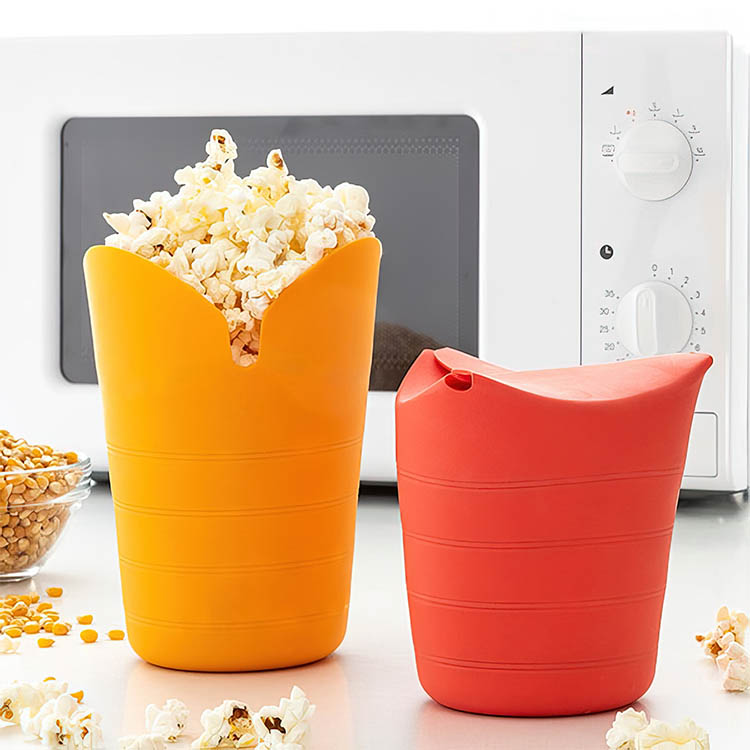 Popcorn bowl for the microwave, 2-pack
