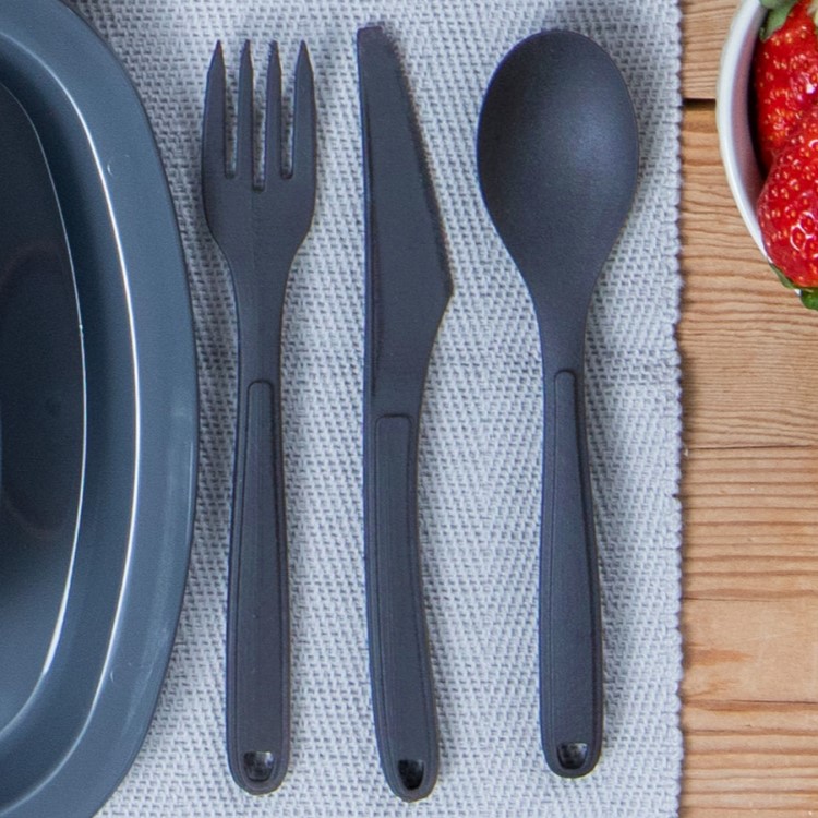 ECO-plastic cutlery, 4 pcs