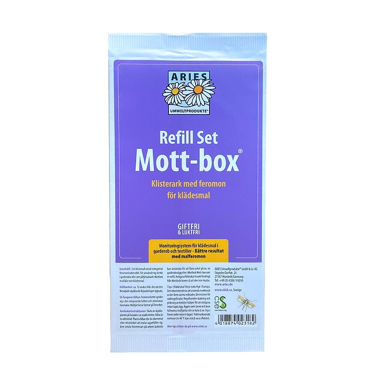 Refill for clothes moth box 2-pack