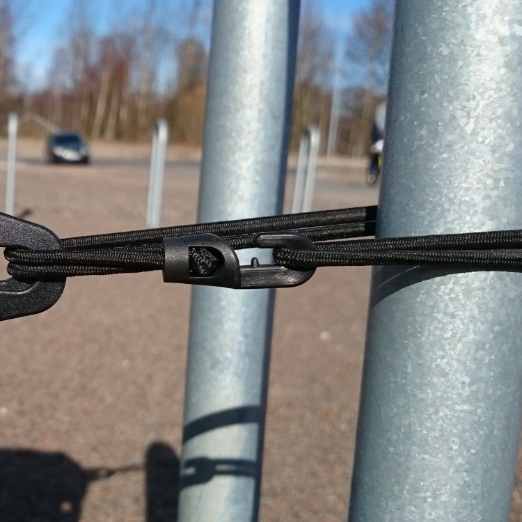 Elastic strap for tarpaulin clamp 10-pack