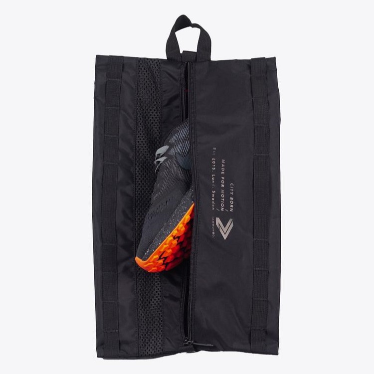 Shoe bag for runner's backpack