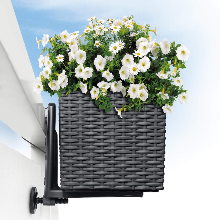 Flower box balcony bracket