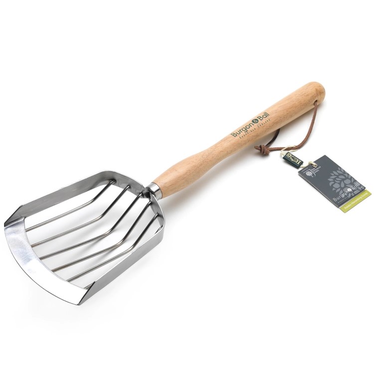 Stainless steel potato scoop