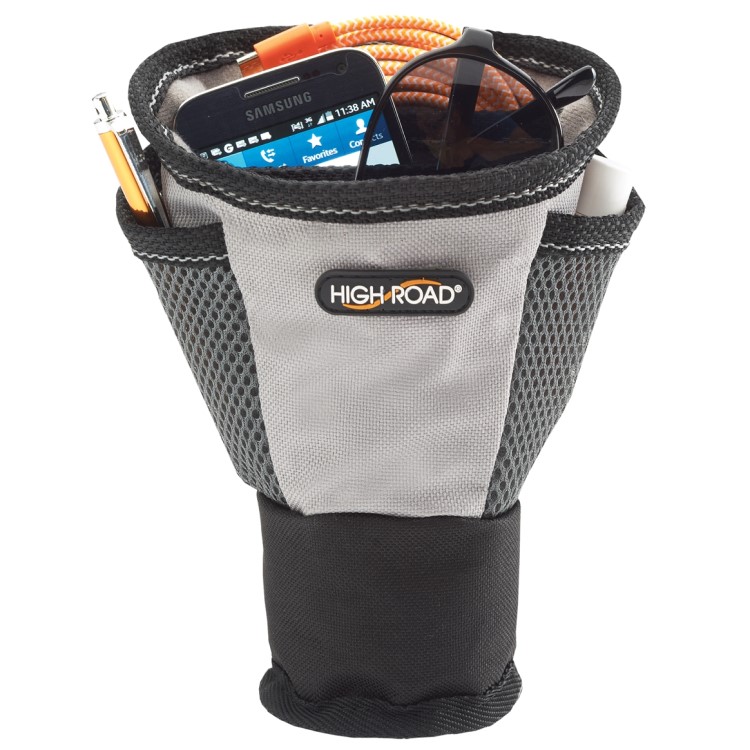 Storage pocket for the cup holder