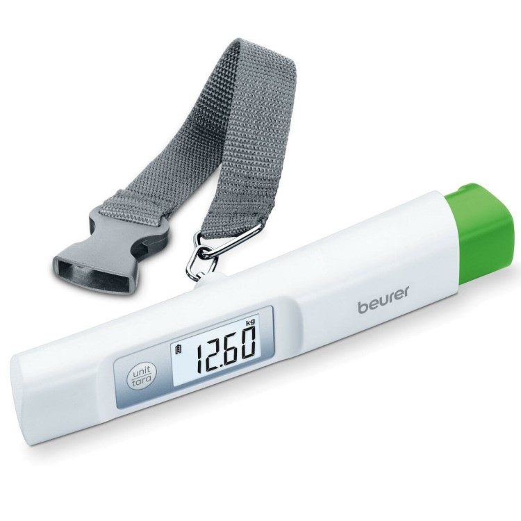 Luggage scale, dynamo-driven