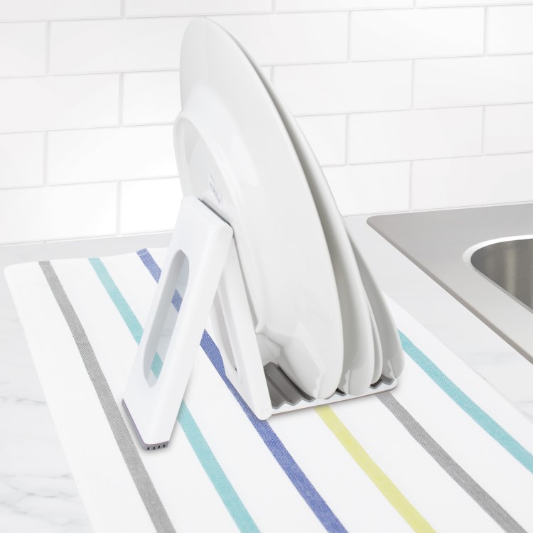 Collapsible dish rack