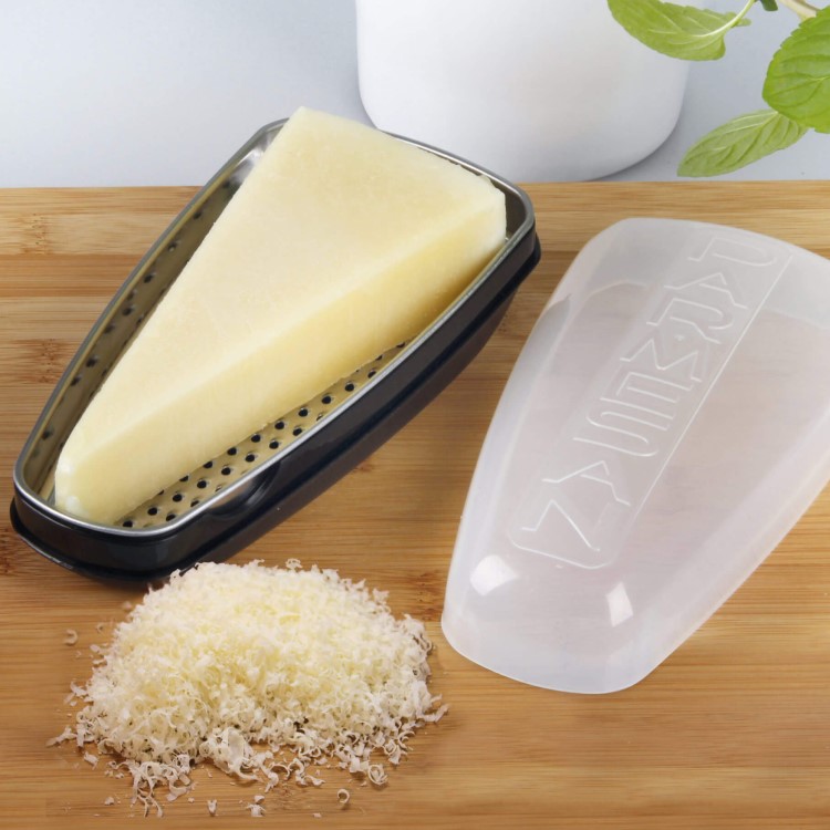 Parmesan grater with storage