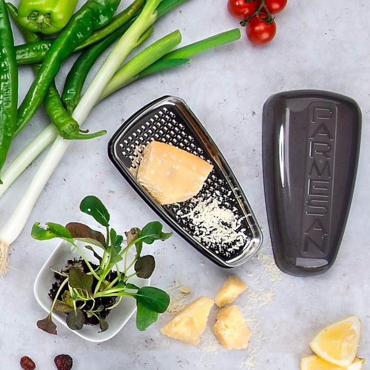 Parmesan grater with storage