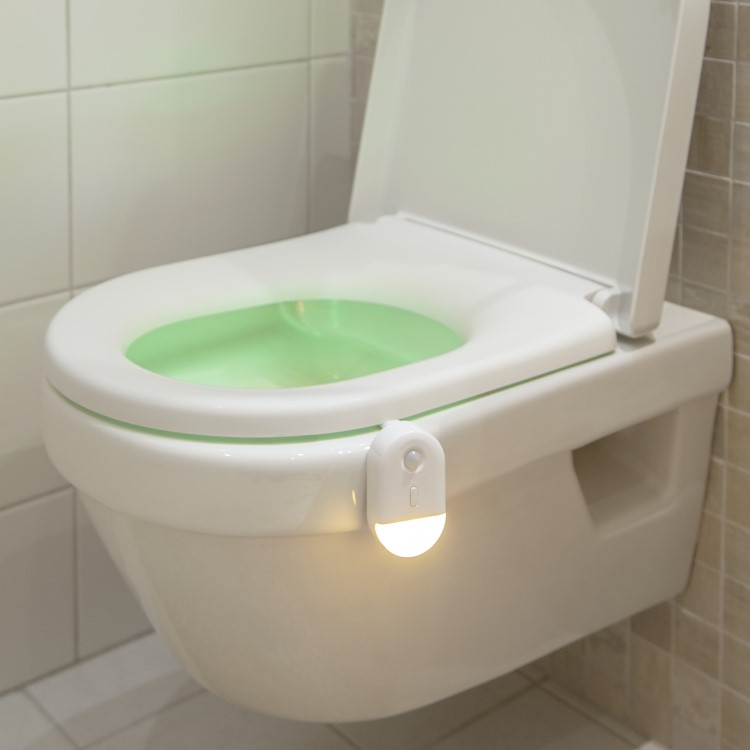 Toilet lamp with sensor