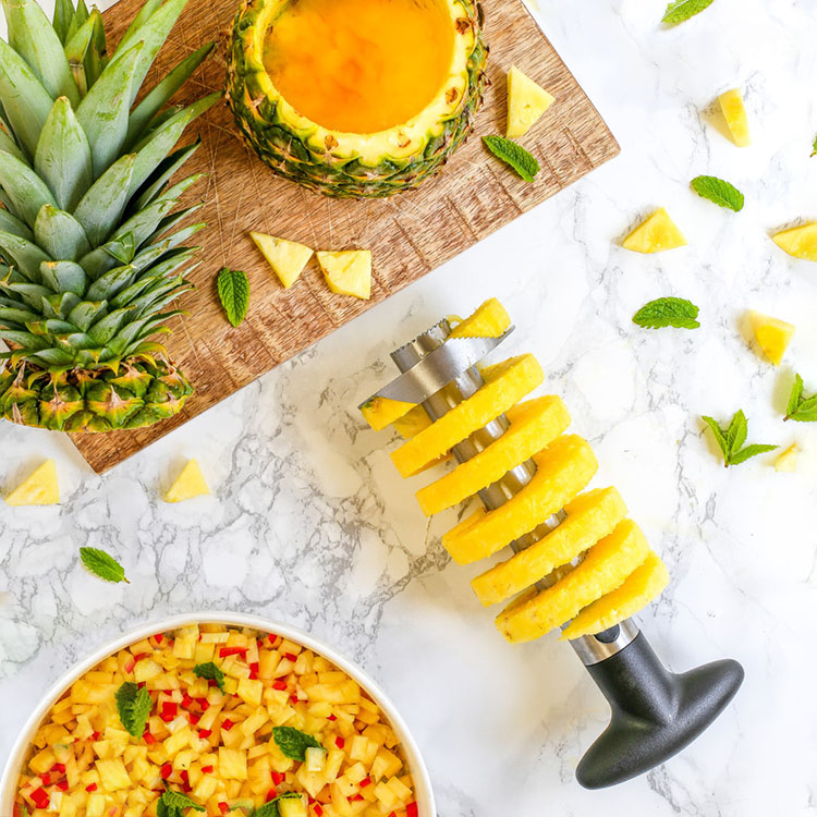 Pineapple slicer