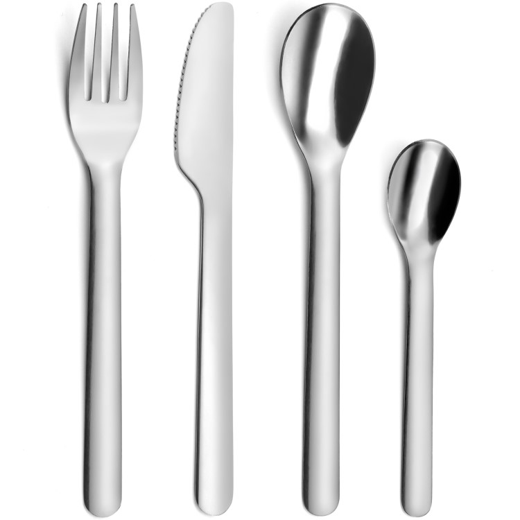 Cutlery set with case