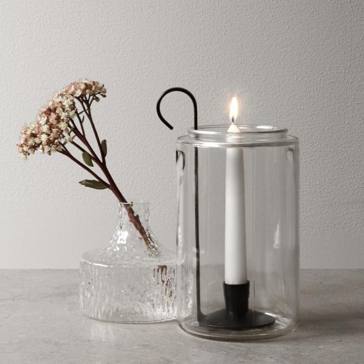 Candle holder for glass jar