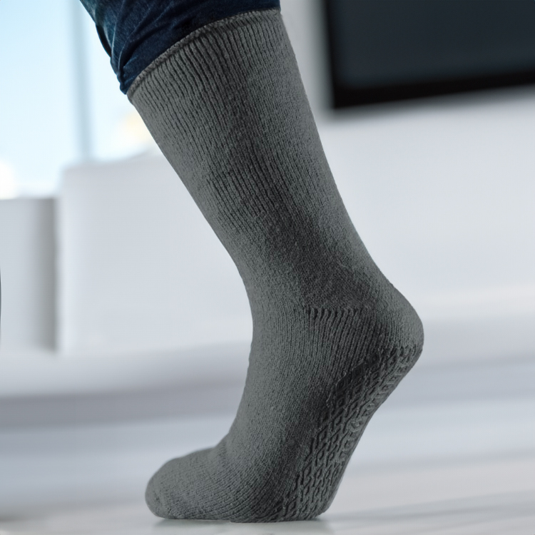 Socks with anti-slip protection