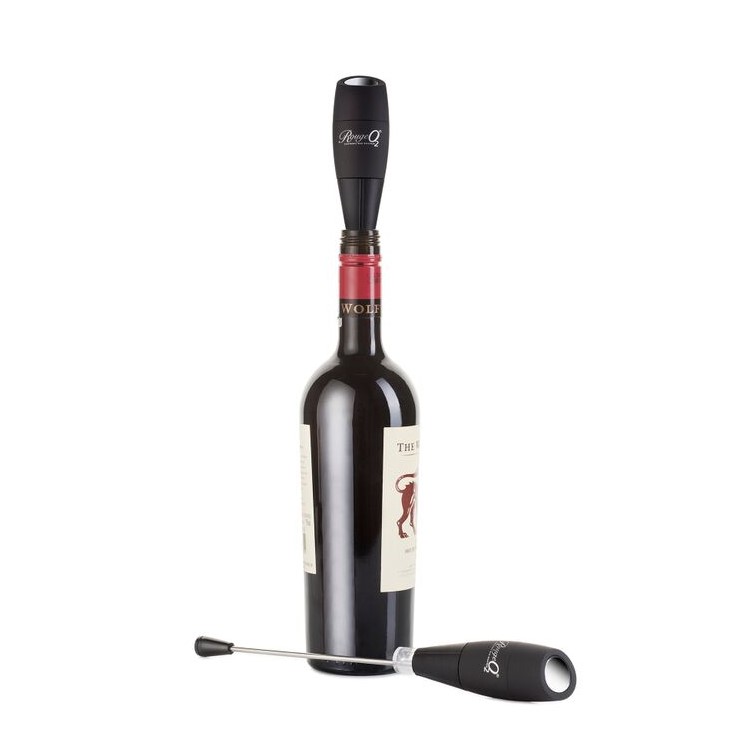 Electric wine aerator for bottles