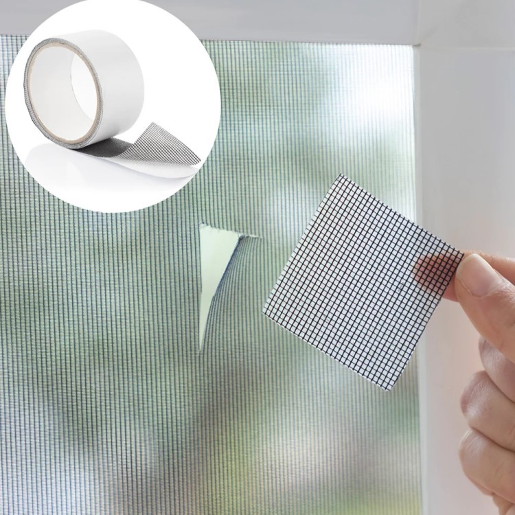 Repair tape for mosquito nets