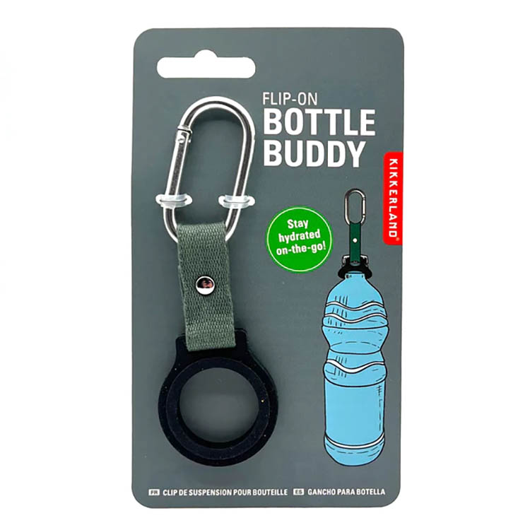 Bottle holder with carabiner