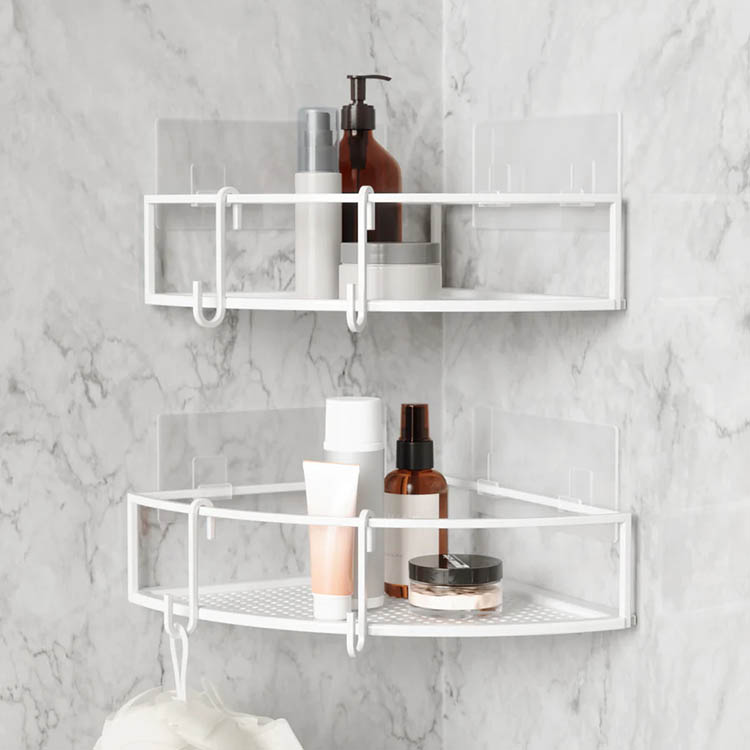 Metal corner shelf 2-pack