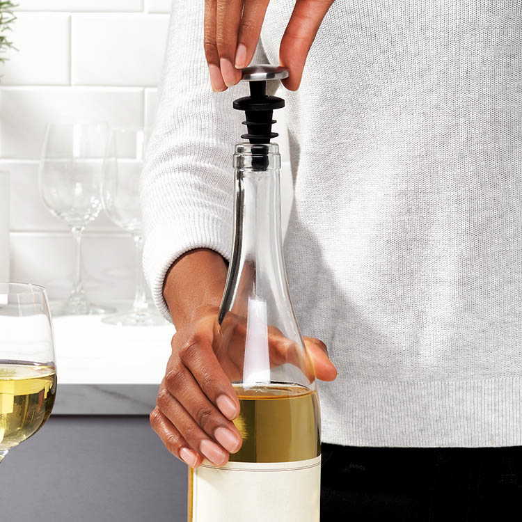 Expanding wine stopper 2-pack