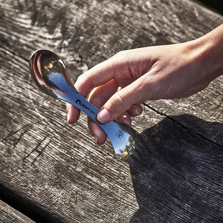 Spork Eating Utensil, Stainless steel