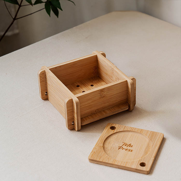 Bamboo tofu press