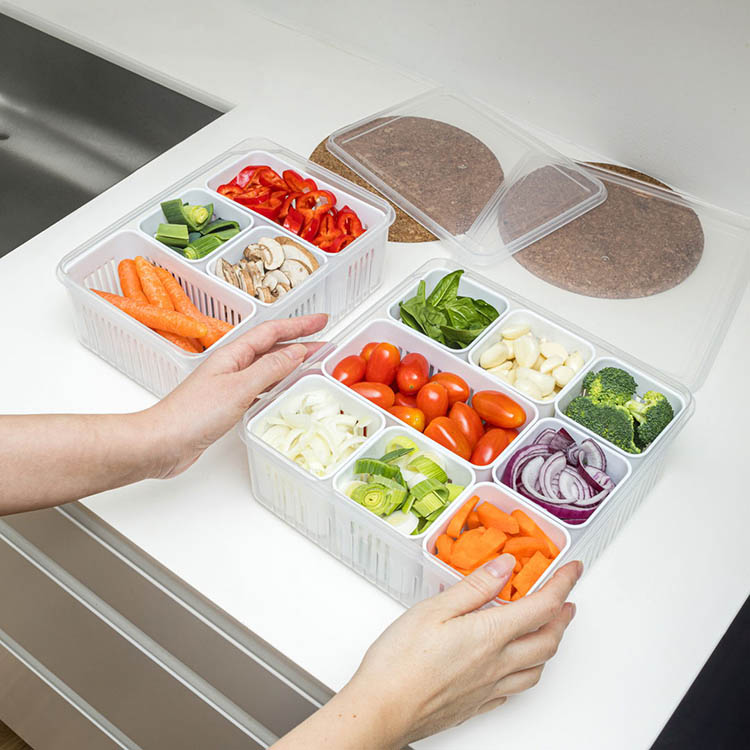 Storage box for the refrigerator 2-pack