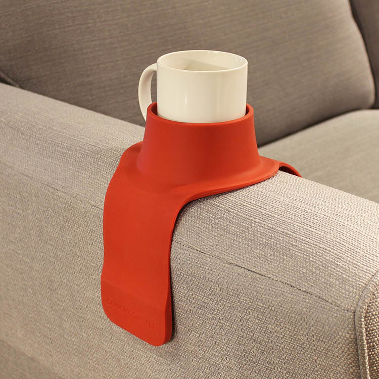 Cup holder for the sofa