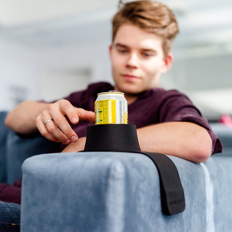 Cup holder for the sofa