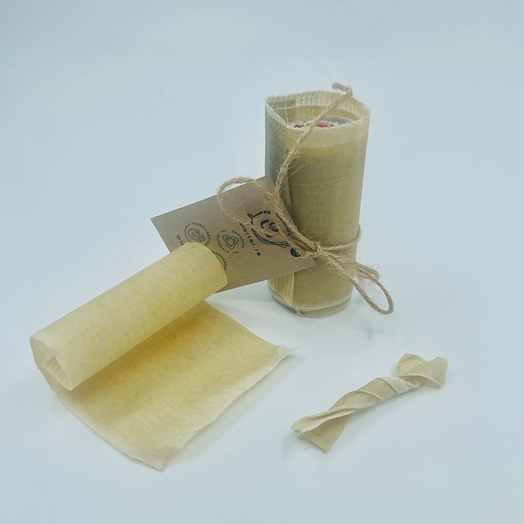 Beeswax fire starter