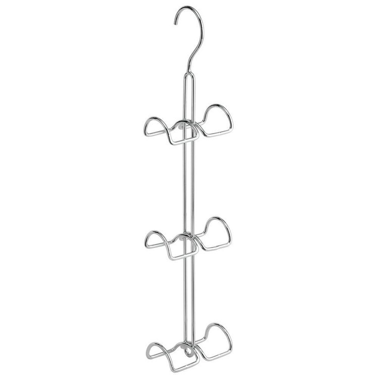 Hanger for bags, CLASSICO HANDBAG HOLDER, 10 x H 40 cm cm, Silver