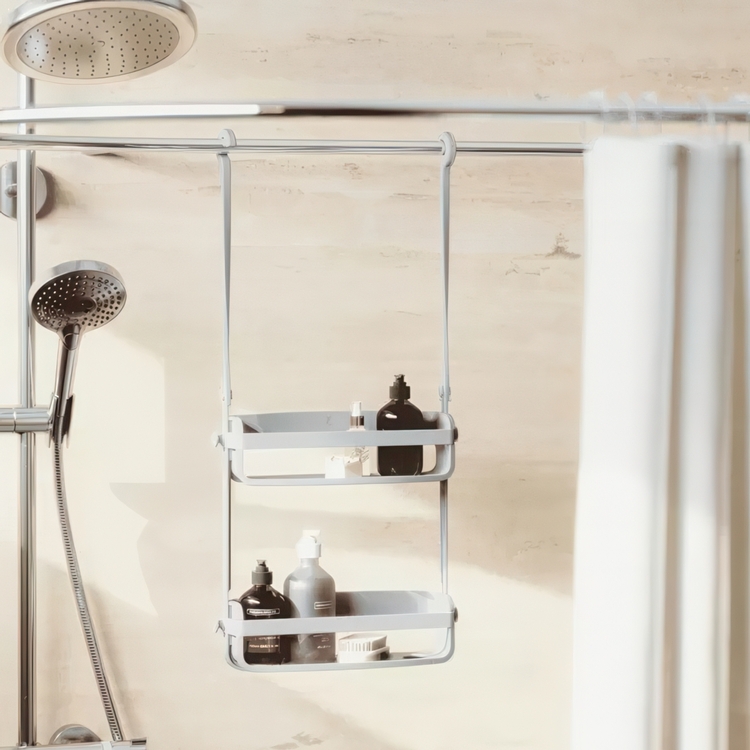 Hanging Shower basket, FLEX CADDY, Two shelves, Umbra